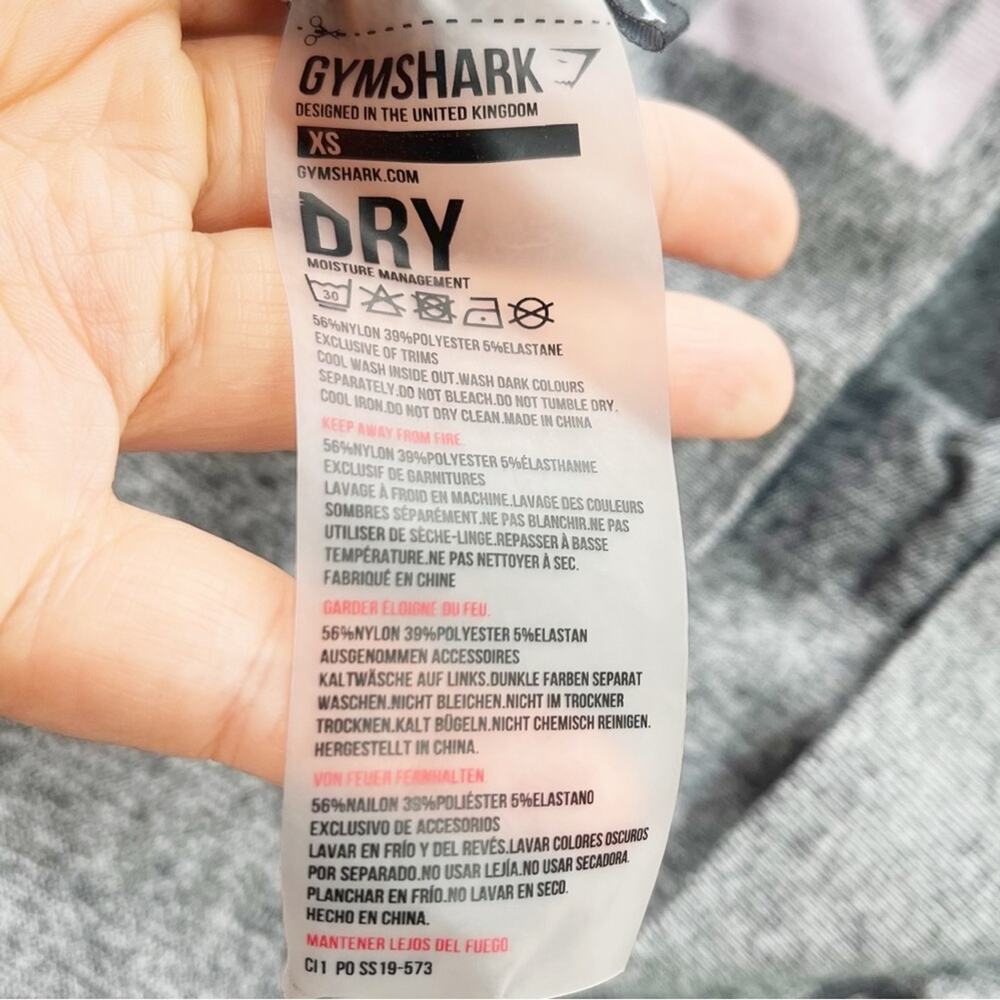 Gymshark Vital Seamless High Rise Leggings Grey Marl - Picture 4 of 4